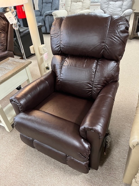 Pinnacle Leather Rocker Recliner image 1