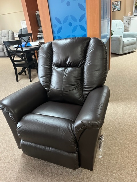Jasper Leather Rocker Recliner image 1