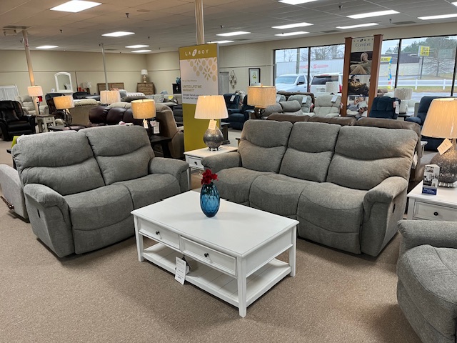 James Reclining Sofa and Loveseat image 1